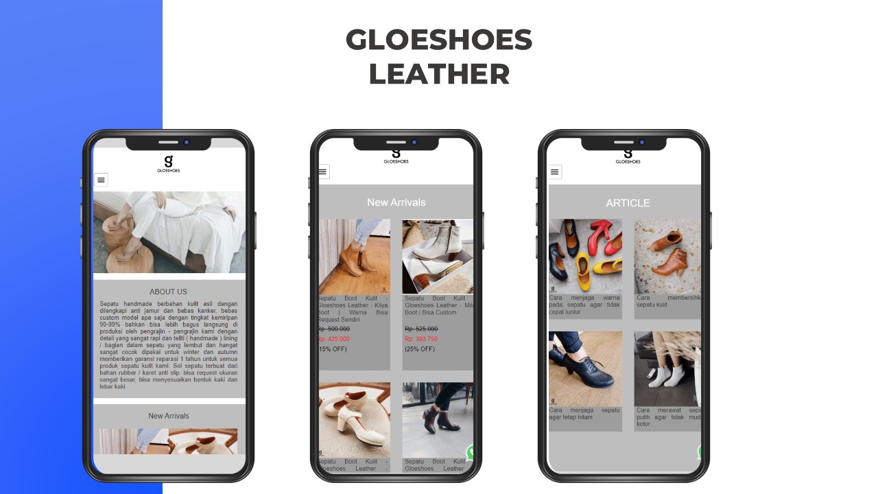 Gloeshoes Mobile App